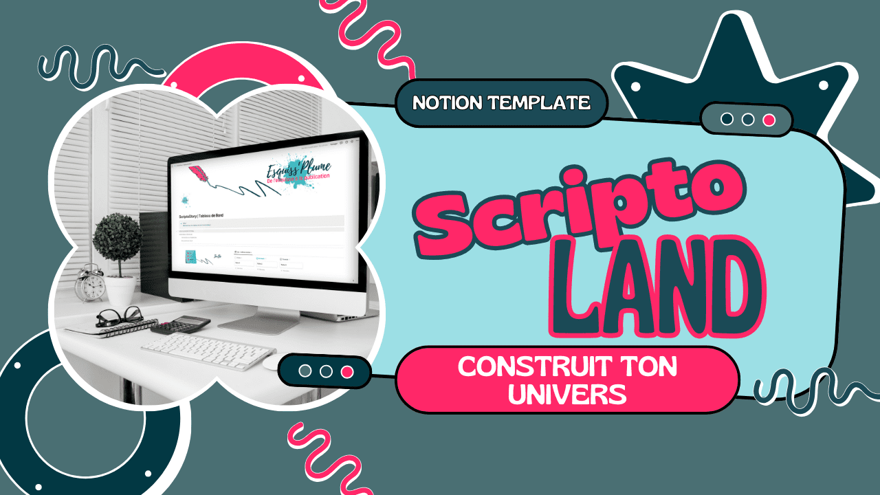 template notion auteur écrivain romancière