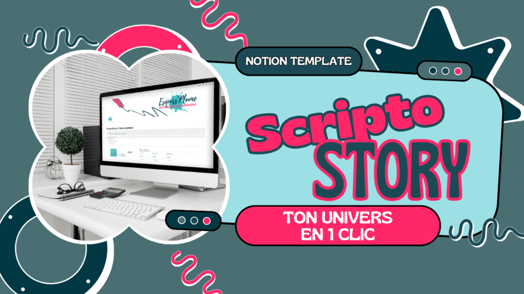 template Notion pour auteur