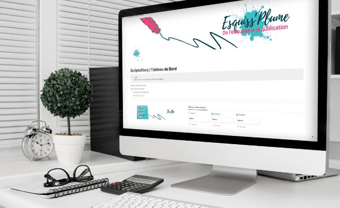 template notion auteur écrivain romancière