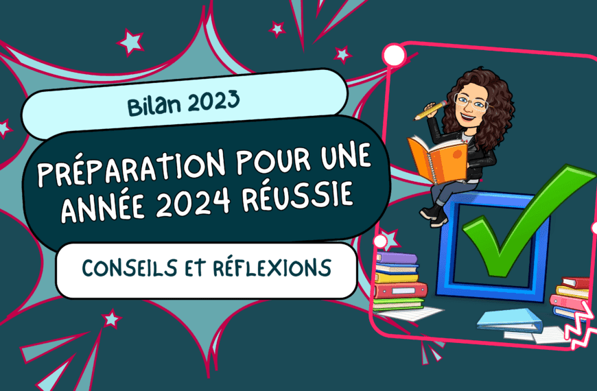 conseil écriture, auteur, bilan d'une année, préparation 2024.
